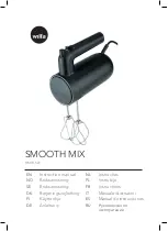 Wilfa SMOOTH MIX HM1B-500 Instruction Manual preview