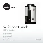 Wilfa Svart Nymalt Instruction Manual preview