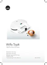 Wilfa Toplt WBM-550W Operating Instructions Manual preview