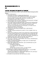 Preview for 2 page of Wilfa WFS-16 Instruction Manual