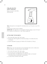 Preview for 32 page of Wilfa Wilfa XPLODE 2GO WX-2GO Operating Instructions Manual