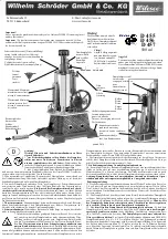 Wilhelm Schroder Wilesco D 455 Manual preview