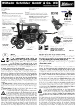 Wilhelm Schroder Wilesco D310 Quick Start Manual preview