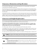 Preview for 4 page of Wilkening Fireplace The GranView Installation And Operation Instructions Manual