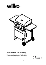 Wilko HG1605WK Assembly Instruction Manual предпросмотр