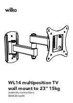 Preview for 1 page of Wilko WL14 Assembly Instructions Manual