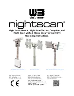 Preview for 1 page of Will Burt Night Scan Vertical 4.3-15 Operating Instructions Manual