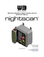 Will Burt NIGHT SCAN Operator'S Manual preview