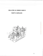 Предварительный просмотр 19 страницы Willcox & Gibbs 500/IV Instruction & Parts Catalog