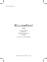 Preview for 36 page of William Kent 1733 ORION X1 User Manual