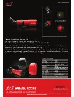 Preview for 2 page of William Optics Ferrari ZenithStar Racing Brochure