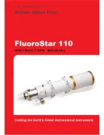 Предварительный просмотр 1 страницы William Optics FluoroStar 110 User Manual