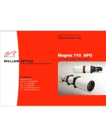 Preview for 1 page of William Optics Megrez 110 User Manual