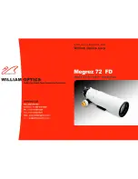 William Optics Megrez 72 User Manual preview