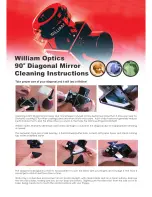 Preview for 1 page of William Optics WD-CF-DIG2-D Cleaning Instructions