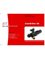 William Optics ZenithStar 66 SD APO Instruction Manual предпросмотр