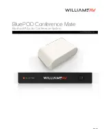 Preview for 1 page of Williams AV BluePOD Conference Mate User Manual