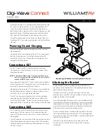 Предварительный просмотр 1 страницы Williams AV Digi-Wave Connect DWD 401 User Manual