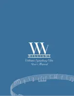 Williams Piano Symphony Elite User Manual preview