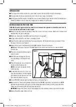 Предварительный просмотр 6 страницы Williams-Sonoma 60065 Manual