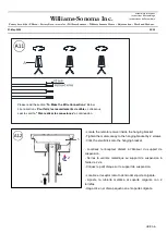 Предварительный просмотр 22 страницы Williams-Sonoma A3294 Assembly Instructions Manual