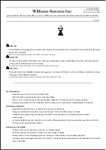 Preview for 2 page of Williams-Sonoma Arch Brackets Assembly Instructions Manual