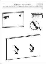 Preview for 3 page of Williams-Sonoma Arch Brackets Assembly Instructions Manual