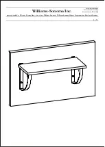 Preview for 5 page of Williams-Sonoma Arch Brackets Assembly Instructions Manual