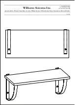 Preview for 6 page of Williams-Sonoma Arch Brackets Assembly Instructions Manual