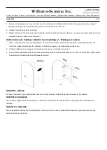 Preview for 6 page of Williams-Sonoma Arch Medicine Cabinet Assembly Instructions Manual