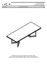 Предварительный просмотр 1 страницы Williams-Sonoma Barrett Dining Table Top Shore Assembly Instructions