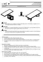 Предварительный просмотр 2 страницы Williams-Sonoma Barrett Dining Table Top Shore Assembly Instructions