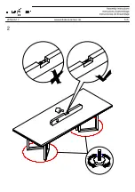 Предварительный просмотр 5 страницы Williams-Sonoma Barrett Dining Table Top Shore Assembly Instructions