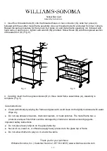 Предварительный просмотр 2 страницы Williams-Sonoma Beckett Assembly Instructions