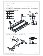 Предварительный просмотр 3 страницы Williams-Sonoma BELGIAN EXT. REC DINING TABLE Assembly Instructions