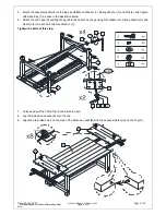 Предварительный просмотр 4 страницы Williams-Sonoma BELGIAN EXT. REC DINING TABLE Assembly Instructions