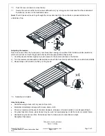 Предварительный просмотр 5 страницы Williams-Sonoma BELGIAN EXT. REC DINING TABLE Assembly Instructions