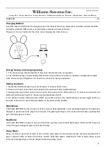 Preview for 3 page of Williams-Sonoma Bunny Wake Up Clock User Manual