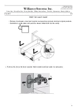 Предварительный просмотр 9 страницы Williams-Sonoma C110333 Assembly Instructions Manual