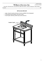 Предварительный просмотр 14 страницы Williams-Sonoma C110333 Assembly Instructions Manual