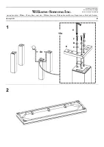 Предварительный просмотр 5 страницы Williams-Sonoma Canyon Dining Bench Assembly Instructions Manual