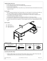 Предварительный просмотр 2 страницы Williams-Sonoma ETON DESK WALNUT LEATHER Assembly Instructions