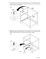 Preview for 4 page of Williams-Sonoma GIBSON CANOPY BED Assembly Instruction