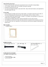 Preview for 2 page of Williams-Sonoma HAIR ON HIDE MIRROR SERENGETI BEIGE Assembly Instructions