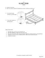 Предварительный просмотр 4 страницы Williams-Sonoma HAMPSTEAD BED QUEEN & KING Assembly Instruction