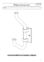 Preview for 1 page of Williams-Sonoma HOOK WINFIELD DOUBLE SWIVEL Assembly Instructions