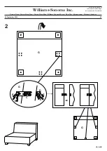 Предварительный просмотр 6 страницы Williams-Sonoma HUGO MODULAR SOFA ARMLESS SINGLE SEAT Assembly Instrucons