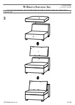 Предварительный просмотр 7 страницы Williams-Sonoma HUGO MODULAR SOFA ARMLESS SINGLE SEAT Assembly Instrucons