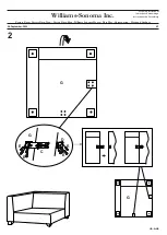 Предварительный просмотр 6 страницы Williams-Sonoma HUGO MODULAR SOFA CORNER ARM Assembly Instrucons