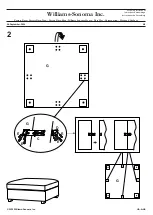 Предварительный просмотр 6 страницы Williams-Sonoma HUGO MODULAR SOFA OTTOMAN Assembly Instructions Manual